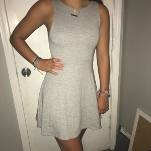 simple grey dress